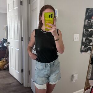 Commando Black Faux Leather Bodysuit